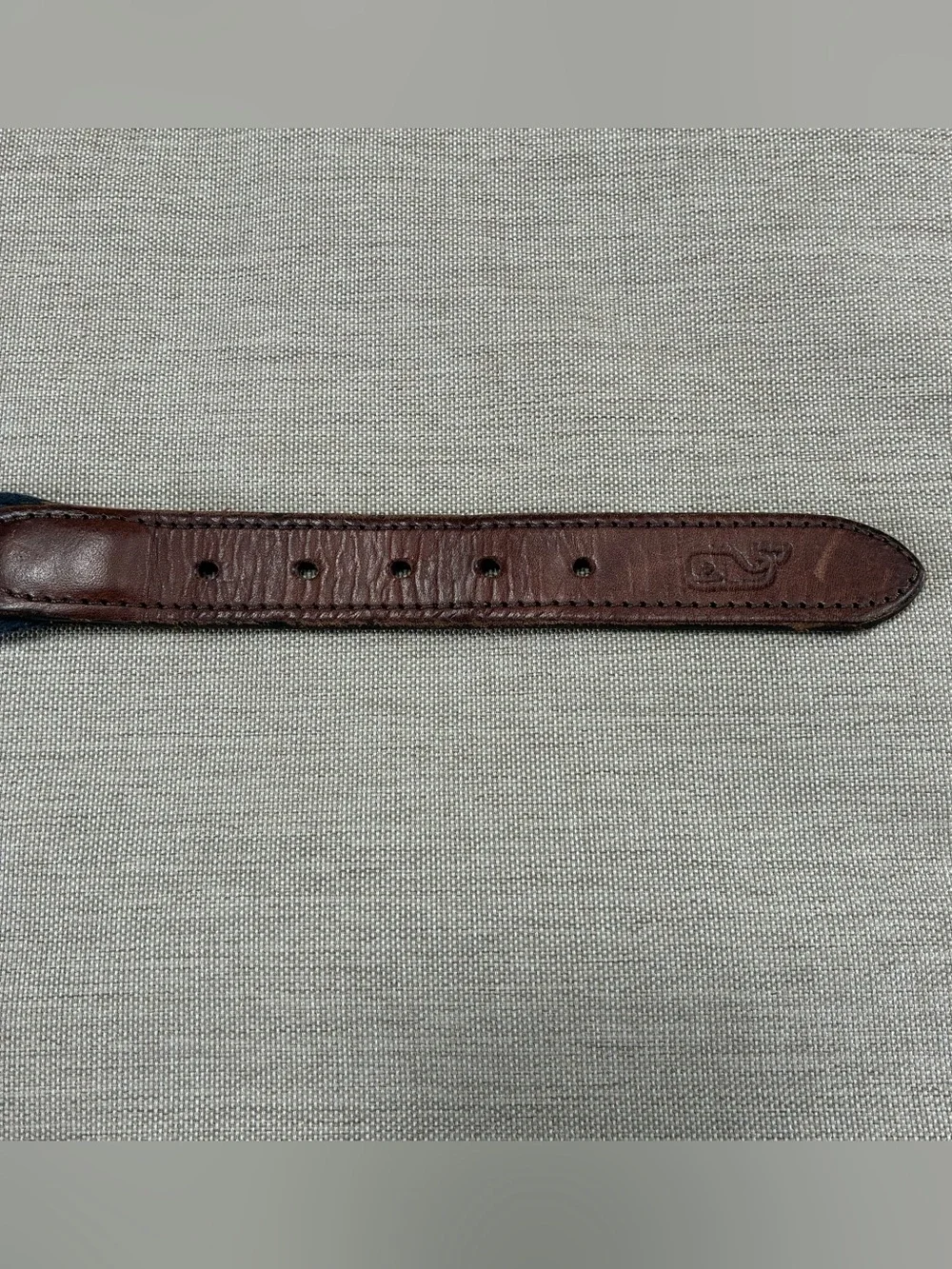 Vineyard Vines by Shep & Ian Leather Canvas American Flag Belt USA Boys size 26